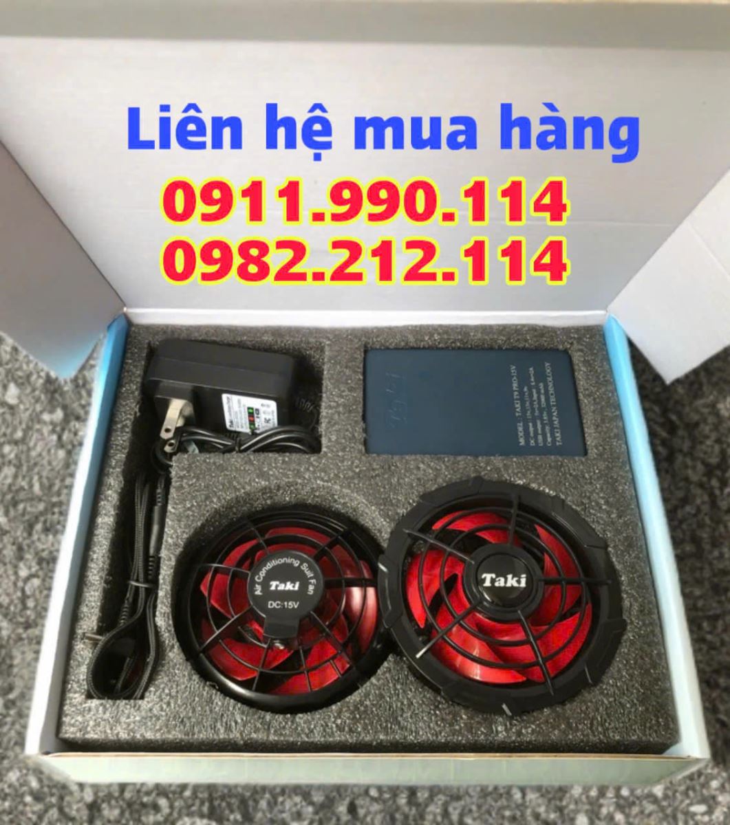Áo Quạt Điều Hòa Taki & Phụ Kiện Chính Hãng: Giải Pháp Chống Nóng Tối Ưu tại Phục Hưng Safety Vinh
